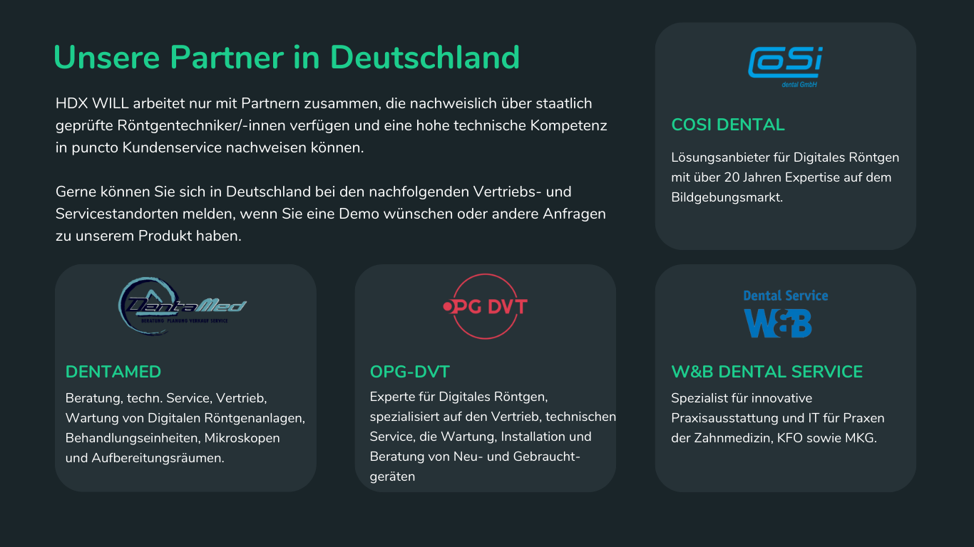 HDX WILL Europe Service Partner Deutschland 